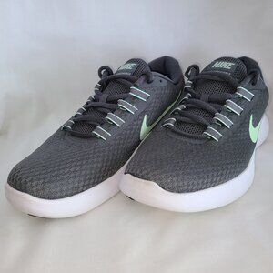 Nike Lunarlon LunarConverge Running Shoes –Style 885420-004 Dark Grey/Mint Green